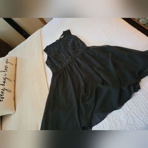 Max Studio sequin and chiffon cocktail dress